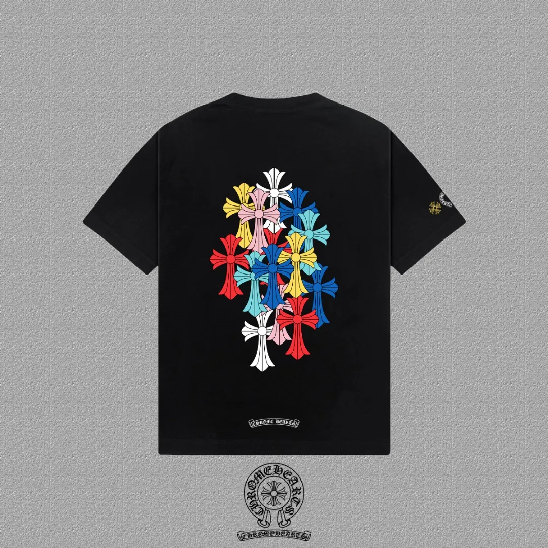 [CH ] 2026FW T LOGO Premium 26s Same Style ：Black White Green Size：S M L XL 2XL
